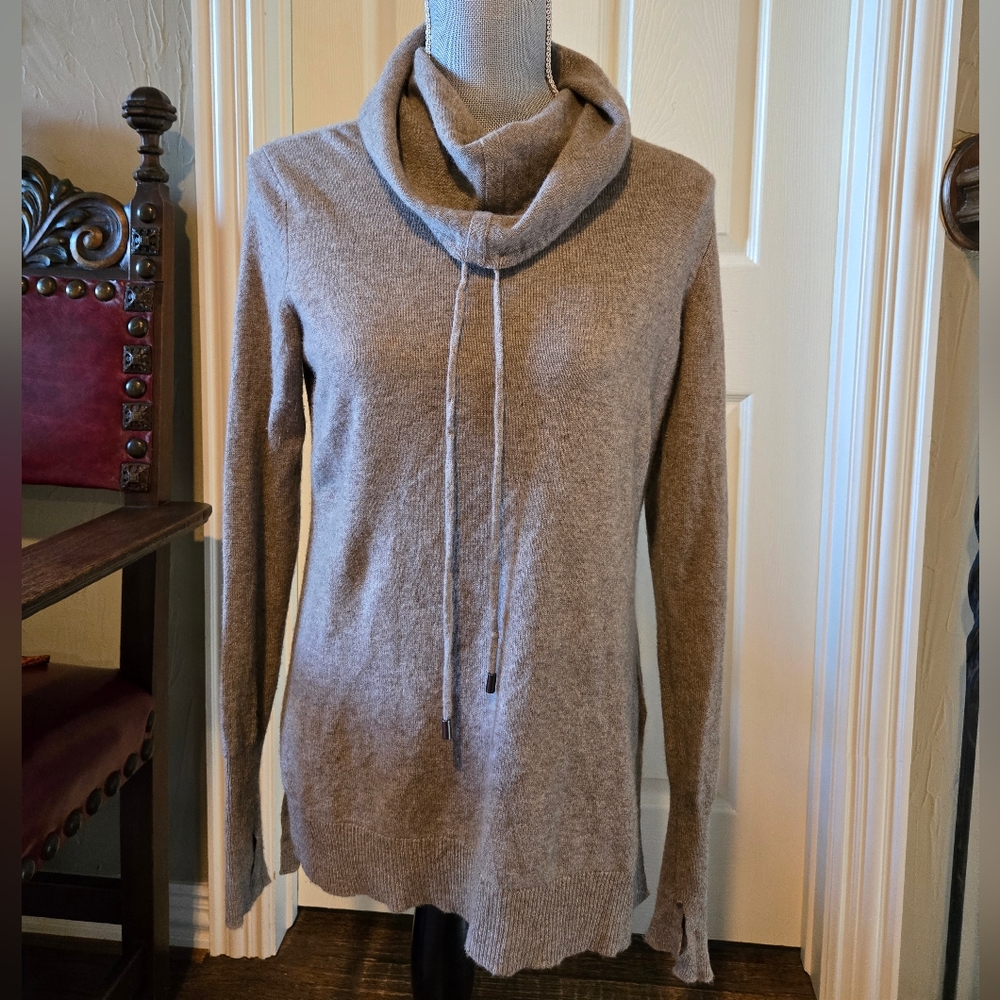Cowl Neck 100% Cashmere Sweater